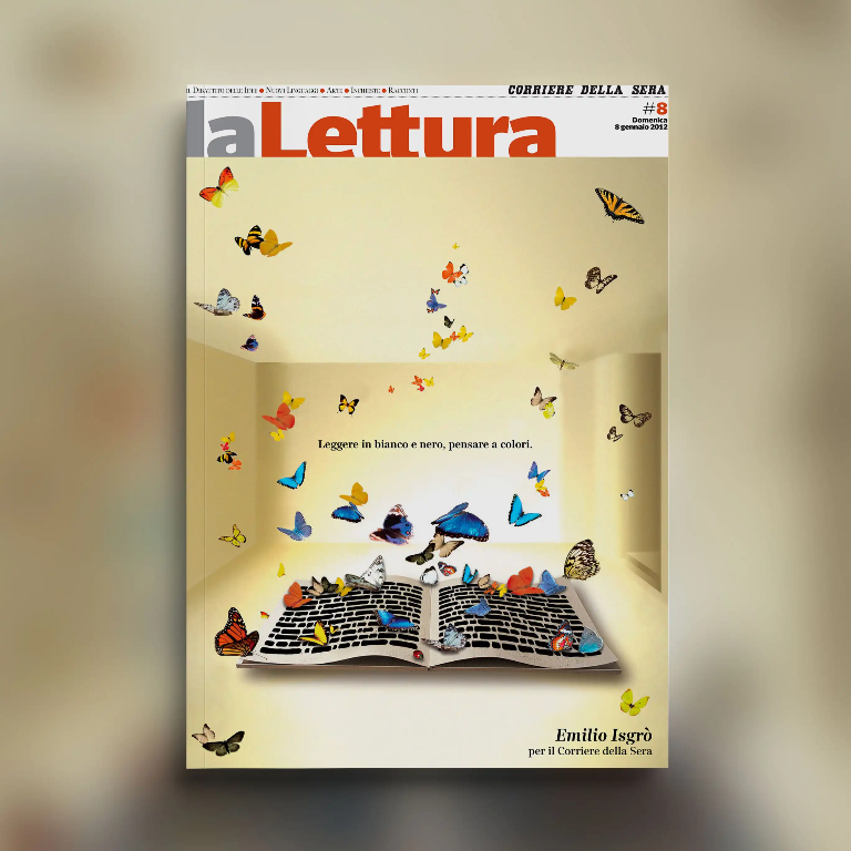 #8 Le farfalle sapienti by Emilio Isgrò